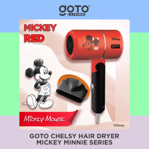 Goto Chelsy X Disney Hair Dryer Alat Pengering Rambut Hairdryer Lipat