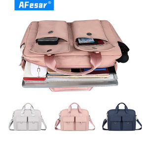 Big capacity Waterproof Laptop Bag 13.3 14 15.6 inch Notebook Bag Sleeve For Macbook Air Pro 13 15 Computer Shoulder Handbag Briefcase Bag