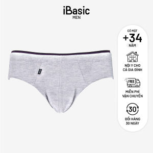 Quần lót nam iBasic brief lưng thun poly trơn PANM118