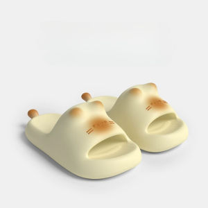 New Cute Kitten Sandals Slippers Summer Home Cartoon Cute Pet Slippers Ladies Can Be Worn Outside Thick Bottom Slippers H260729