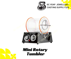 220V Mini Rotary Tumbler Polisher Rotary Rock Tumbler Polish Machine For Jewelry (3kg)