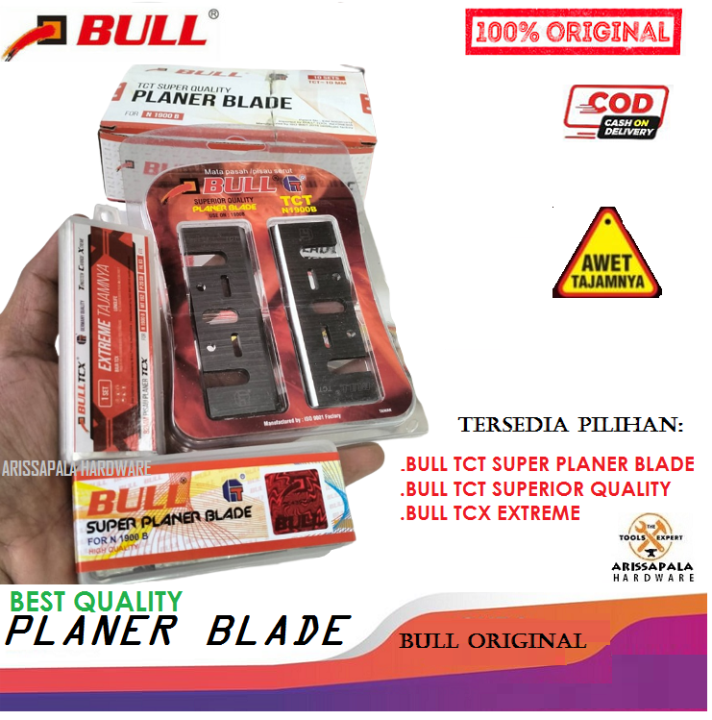 2-Piece Electric Planer Blades – Replacement For Makita N1900B, Power Tool Planer Knives, USA Source