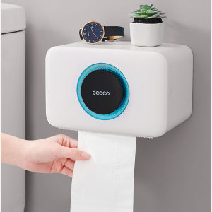 Hộp giấy vệ sinh Ecoco E2303 có ngăn nhỏ tích hợp làm thơm phòng vệ sinh cao cấp