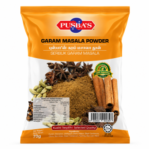 Pusbas Garam Masala Powder 70g & 500g | Serbuk Garam Masala 70g & 500g | Halal | Wangi | Aroma