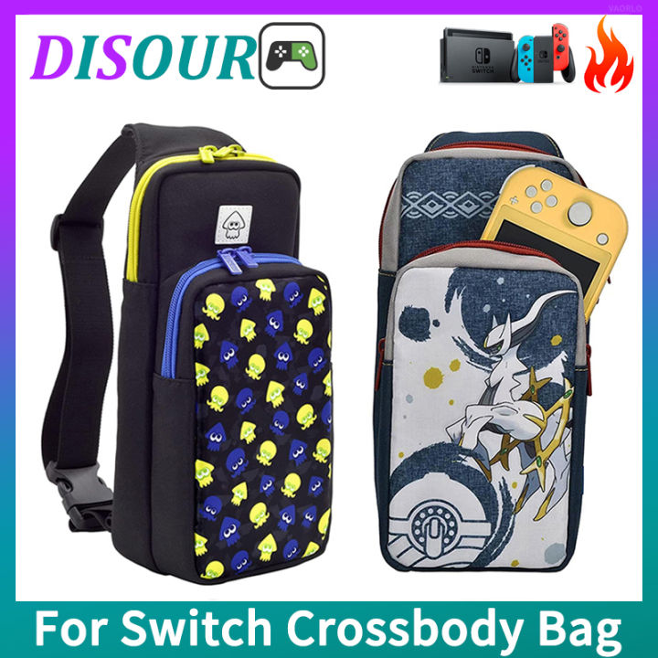 For Nintendo Switch Crossbody Bag For Mario/Splatoon3/Arceus Backpack