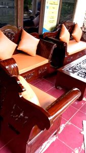 SET KURSI TAMU MADURA KEONGN KAYU JATI KONTRUKSI KUAT KOKOH