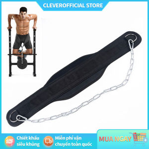 ⚡Miễn Phí Vận Chuyển⚡Đai Xích Treo Tạ Dip Belt Hỗ Trợ Tăng Trọng Lượng Squat Pull Up Dips Tập GYM