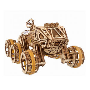 UGEARS Manned Mars Rover - Wooden Model Car DIY Kit - 3D Wooden Models to Build for Adults - 3D Wooden Puzzle Set - All-Terrain 6x6 Drive Mars Rover Model - Ideal Gift for Space Exploration Enthusiasts for Adults Kids Birthday Present Toys Christmas Xmas