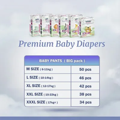 Softlove | Tiger Park | premium baby diaper (PANTS) 1 pack