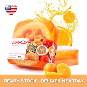 100% Herbal Extract Loofah Sponge Fruit Soap Bar