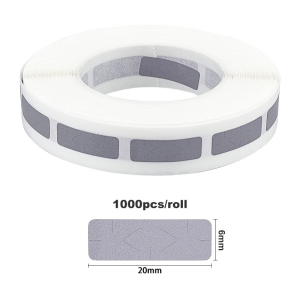 1000 Pieces Scratch Off Sticker Rectangle Labels Hidden Text Coating Sticker to DIY Scraping Award Card Promotions