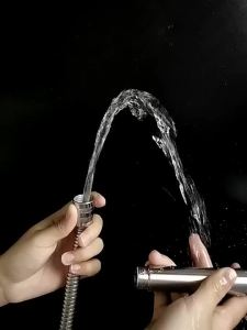 Handheld Shower Head Stainless Steel Fall resistant Wall Mounted High Pressure for Bathroom Set Water Saving Rainfall Shower