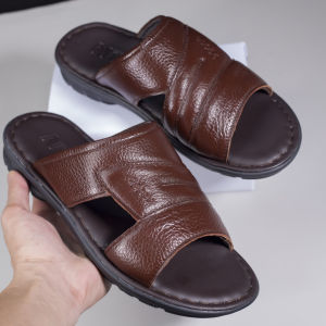 [HCM]DÉP NAM QUAI NGANG DA BÒ THẬT 100% KHÂU ĐẾ CHẮC CHẮN BAO ĐI MƯA