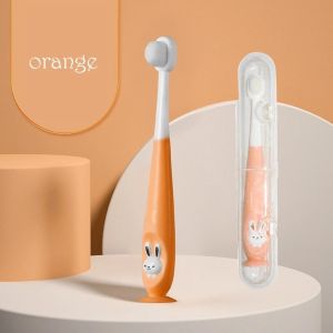 SweetCandi~Buy 1 Take 4 Cute baby ultra soft toothbrush Multi-Bristle Toothbrush Cartoon Bunny Kids