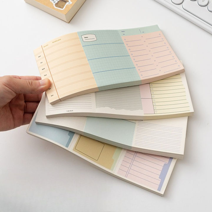 Segmented Line Paper Creative Segmented Sticky Notes, with A Three-part Tear-off Design ...