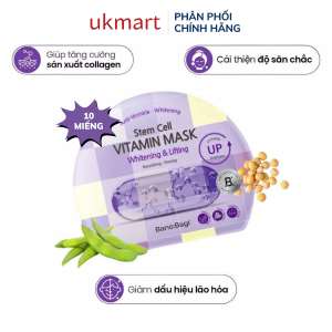 Combo 10 Miếng Mặt Nạ Giấy Banobagi Mask Stem Cell Vitamin 30g