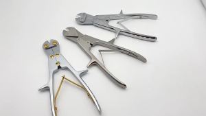 QSWTITAN Kirschner Wire Cutter pin cutter Kirschner Wire Scissors Stainless steel orthopedics Veterinary Instruments