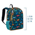 Wildkin Kids Jurassic Dinosaurs Sidekick Backpack Boys School Bag (For Nursery, Kindergarten, Primary School). 