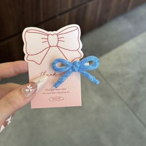 ZYJC Bow Hair Clip Colorful Elegant Hair Side Clips Fashion Sweet Duckbill Clip Hair Accessories