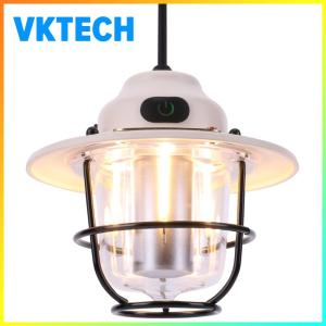 Vktech Portable Camping Lantern Waterproof 1200mAh Emergency Light for Outdoor Hiking and Fishing