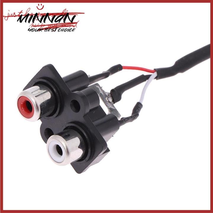[minnan] 30CM Audio Signal Cable 2 RCA TO XH2.54MM-3PIN Audio Input ...