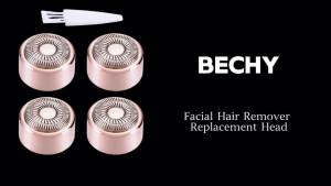 Replacement Heads New Generation 3 for Finishing Touch Flawless Facial Hair Remover Ring LightNew Version Replacement Blades for Women18K Gold-Plated Rose Gold for Flawless
