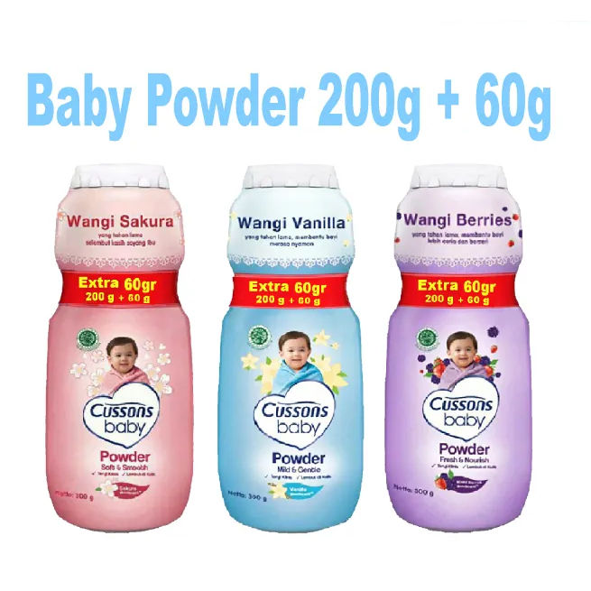 Cussons Baby Powder Mild and Gentle (VANILLA) 260gr (200gr 60gr