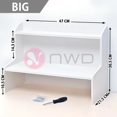 《 𝗖𝗟𝗘𝗔𝗥 𝗦𝗧𝗔𝗥𝗧 》 Multi-layer Storage Rack Desktop Stationery Pen Shelf Rak Simpanan Meja 桌面收纳盒 NWD