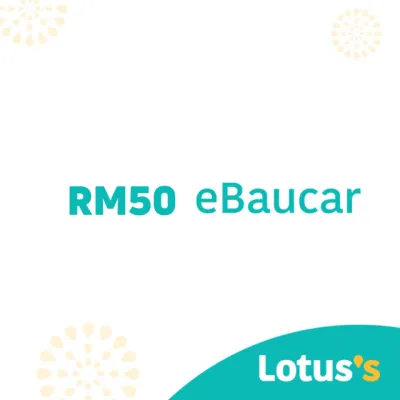 Lotuss RM 50 Cash Voucher (in-store)
