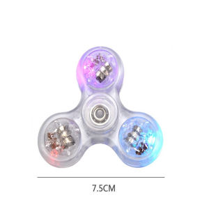 【SG Local】(🚀Fast Shipping) LED Light Fidget Spinner Hand Top Spinners Glowing Figet Spiner Stress Relief Adult Kids Toys