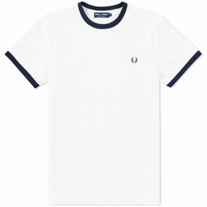 Promo Fred Perry Ringer T-Shirt (M1530/100) Original Lazada