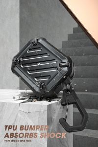 SUPCASE UB Pro Case for Airpods 1 & 2 Full-Body Rugged Protective Case Cover with Carabiner