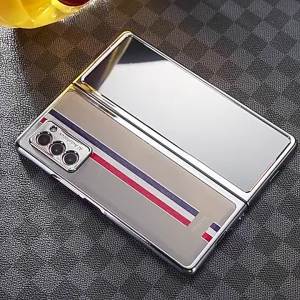 Applicable to Samsung Fold3 Full Coverage Anti-drop Matte Foldable Screen Ultra-thin Simple Precision Hole Phone Case w22 Hard Shell Shockproof