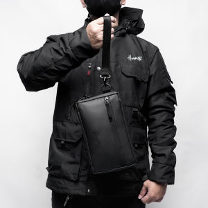 Harmits Project Handbag LUMINOUS Clutch Pria Wanita Warna Hitam Multifungsi