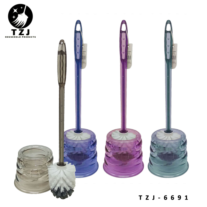 Toilet brush with long handle crystal round toilet brush set Good for ...