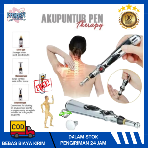 [ BISA COD ] Pen Akupuntur Elektrik Alat Terapi Pijat Refleksi Magnetik Electric Acupunture Massager Pen Therapy Tenaga Baterai Pulpen Akupuntur Laser Pena Pijat Terapi Kesehatan Meridian Energi Listrik Alat Trapi Pena Aqupuntur Ajaib Kaki Kepala Tubuh