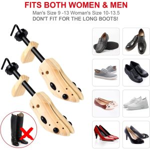 Alat Pembesar Expander Sepatu Bahan Kayu untuk Pria Wanita Shoes Stretcher Expander