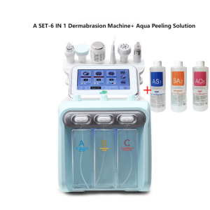 6 in 1 Dermabrasion Machine Skin Water-Oxygen Jet Skin Cleansing Water Dermabrasion 6 in 1 Hydraulic Peeling Device 美容仪