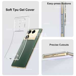 Infinix Note 40 Pro Plus Premium Tpu 2.0mm Softcase Silikone Super Bening Clear Case Clear Infinix Note 40 Pro Plus