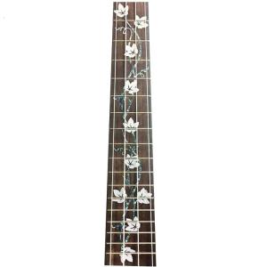 23inch Ukulele Fretboard Sticker Decoration Ukulele Fretboard Note Decal Guitar Inlay Sticker for Beginner Easy to Use