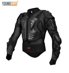 ขนาด S-5XL แจ็คเก็ตมอเตอร์ไซค์ผู้ชายเต็มรูปแบบอุปกรณ์ป้องกันในการแข่งขันมอเตอร์ครอสเกราะเสื้อเกราะป้องกันลำตัวหน้าอกเกราะป้องกันด้านหลังสำหรับอุปกรณ์ป้องกันการขับขี่มอเตอร์ครอส