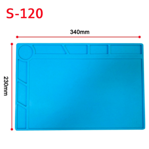 Alas Servise Silikon Tahan Panas Isolasi ESD Alas Meja Kerja Service Silicone Pad Matras Solder Tahan Panas Tatakan Servis Elektronik