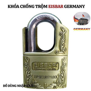 Khóa chống trộm EISBAR Đức khóa an ninh cao cấp thiết kế hoa văn cổ điển chất liệu bền chắc phù hợp cho cửa nhà và cửa hàng.