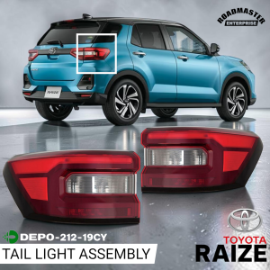 Toyota Raize 2021 to 2026 Rear Bumper Tail light / Tail Lamp Assembly High Quality Taiwan Made Depo Brand 212-19CY ( CAR ACCESSORIES )