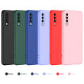 For Samsung Galaxy A50/A30S Phone Case，Imitated liquid silica gel+flannelette TPU soft shell Back Cover. 