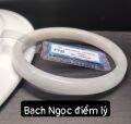 [HCM]Vòng bạch ngọc bản vuông size 59mm, chất ngọc già, sớ ngọc mịn, đã kiểm định PNJ, ảnh thực tế - xưởng buôn đá phong thủy Huỳnh Đào. 