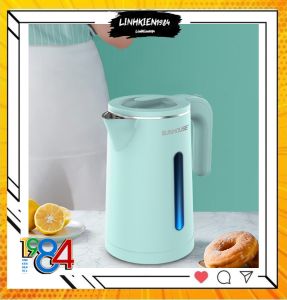 Ấm siêu tốc sunhouse 1.8L -Bình đun nước cao cấp inox 2 lớp1.8L Sunhouse