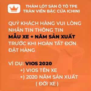 Thảm lót sàn ô tô TPE tràn viền bậc cửa bao trọn thành xe ICHINI