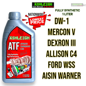Ashleigh 1Liter ATF Automatic Transmission Fluid Power Steering DW-1 MERCON DEXRON FORD ALLISON AISIN fully Synthetic na2
