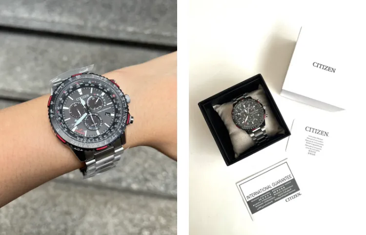 Citizen Promaster Sky Watch Eco-Drive CB5001-57E Black Dial Silver